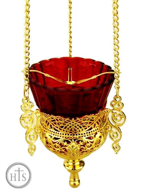 Product Image - Hanging Lamp, Heavy  Gold Plated