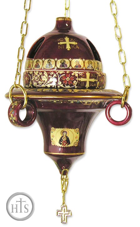 Product Image - Hanging Icon Lamp with Top, Made in Greece