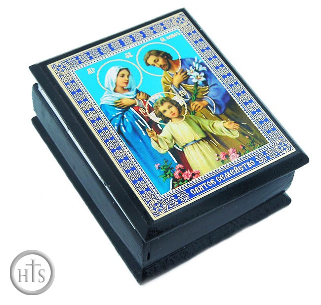 Product Pic - The Holy Family, Keepsake Wooden  Box