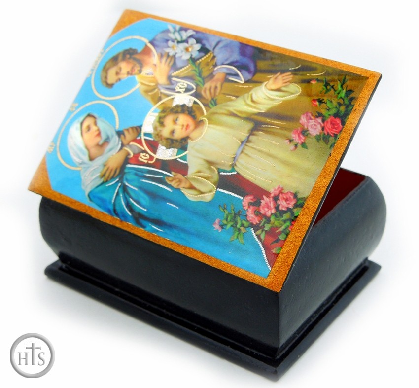 Picture - The Holy Family, Decoupage Icon Box