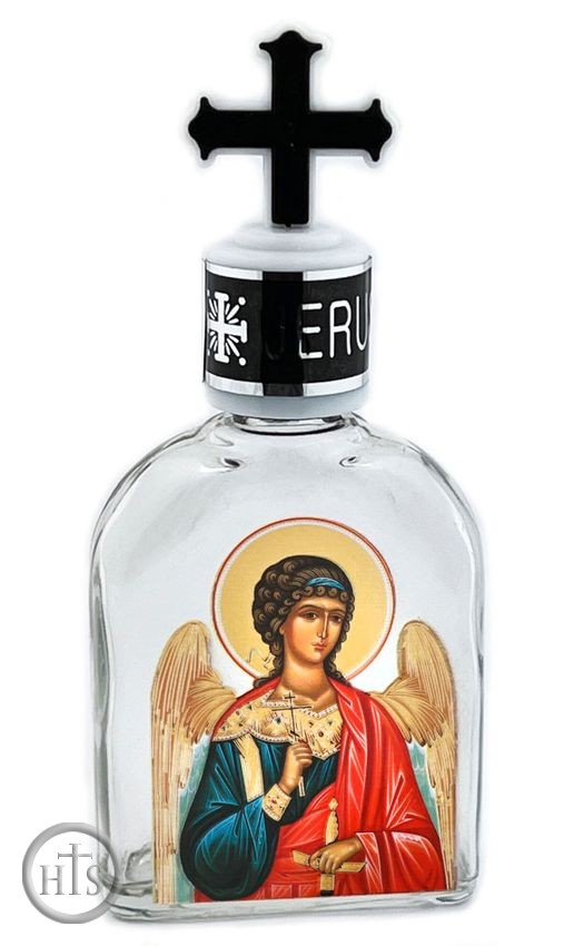 Photo - Holy Water Bottle Glass, Guardian Angel, Small