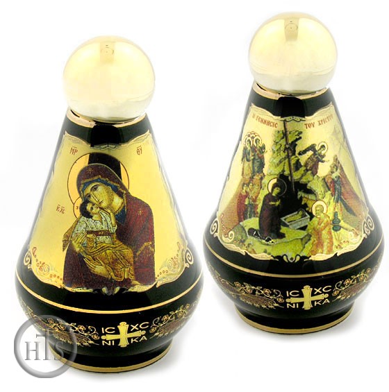 Product Image - Holy Water Ceramic Container, Black