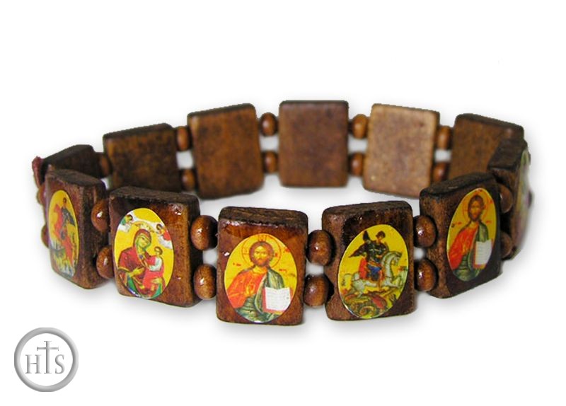 HolyTrinityStore Picture - Icon Bracelet Rectangular Shape, Made in Greece