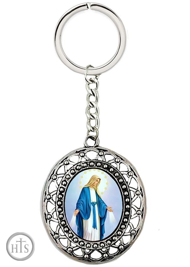 Product Picture - Virgin Mary of Grace Icon Key Chain