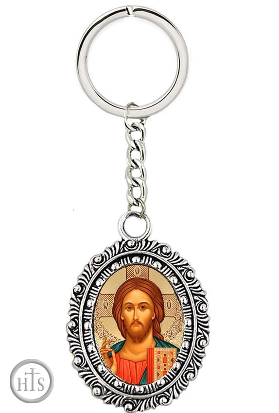 HolyTrinity Pic - Christ the Teacher Icon Key Chain