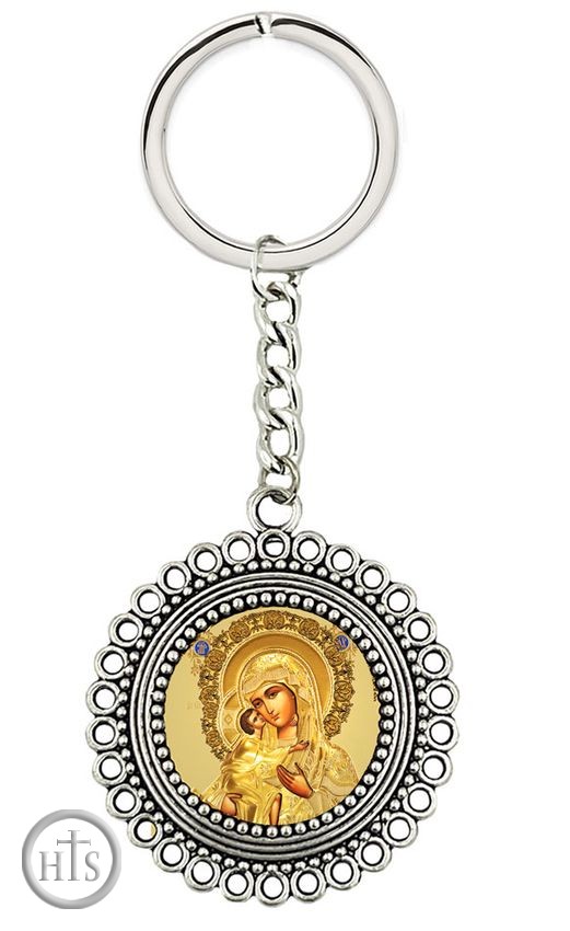 Product Picture - Virgin Mary Feodorovskaya Icon Key Chain