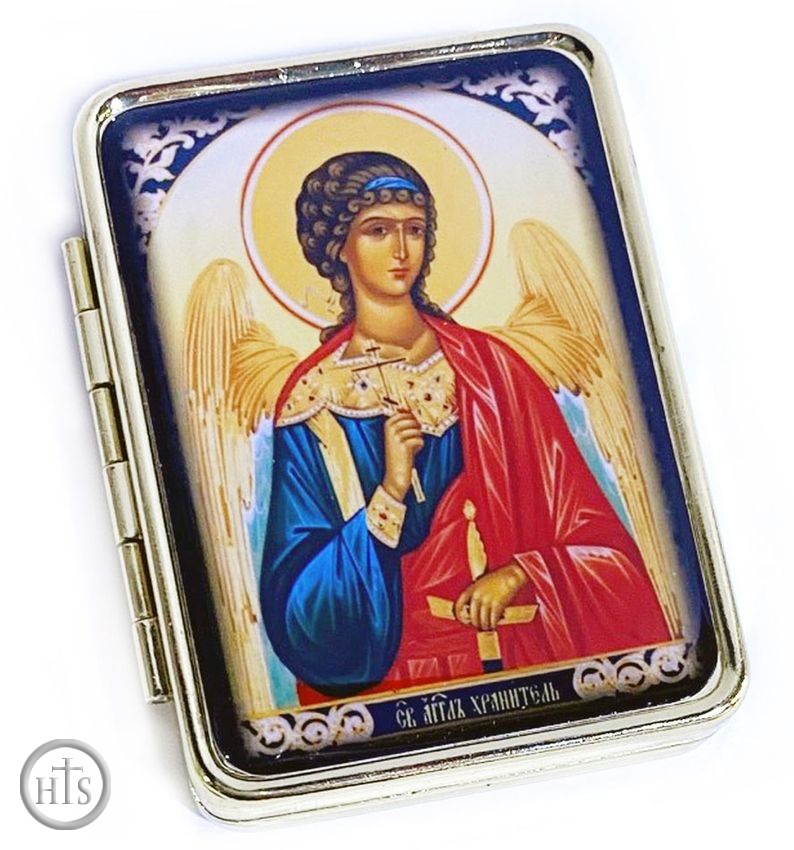 HolyTrinity Pic - Pill Box with Icon of Guardian Angel