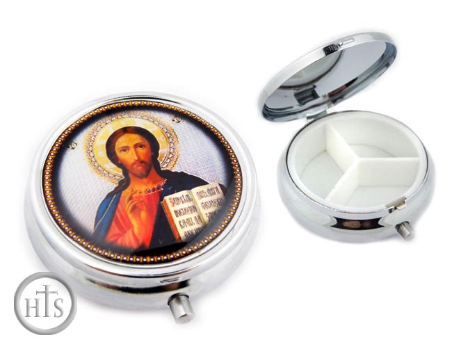 HolyTrinity Pic - Pill Box  with Icon Christ The Teacher 