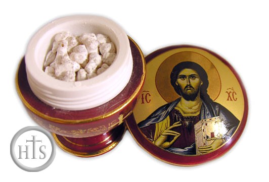 Product Picture - Incense Ceramic Container with Icon of Christ