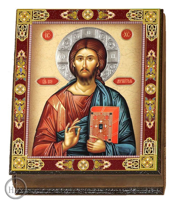 Picture - Christ the Teacher, Wooden Icon Box