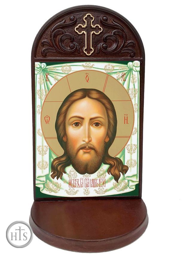 Product Pic - The Christ Made Without Hands Icon Shrine With Shelf 