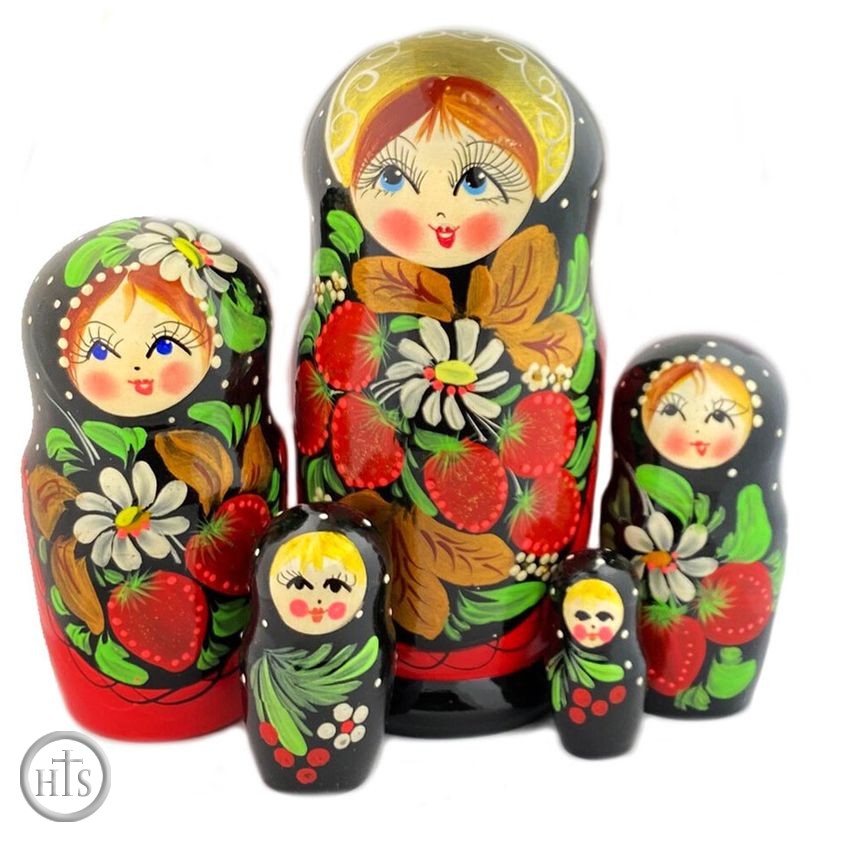 HolyTrinityStore Photo - Matreshka 5 Nested Dolls, 