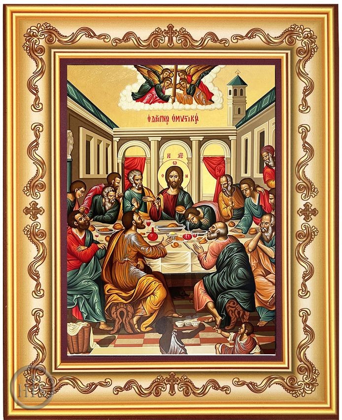 Product Picture - Mystical (Last) Supper, Orthodox Framed Icon