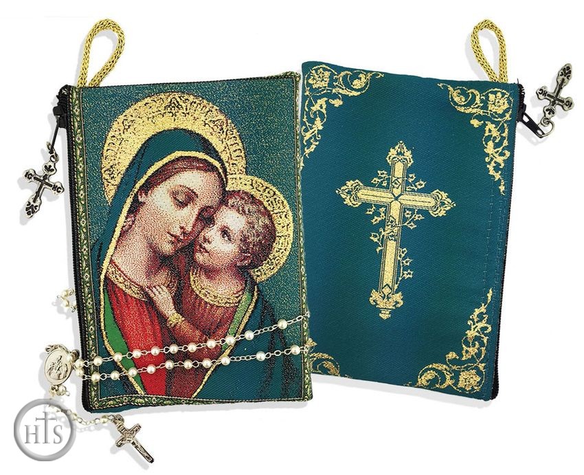 Product Image - Madonna & Child Rosary Icon Pouch 