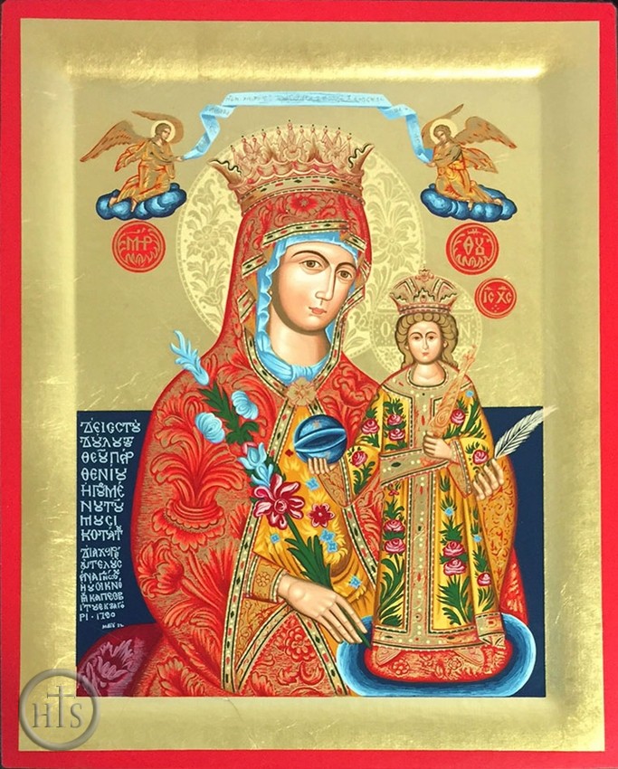Photo - Virgin Mary the Unfading Blossom  Greek Serigraph Icon