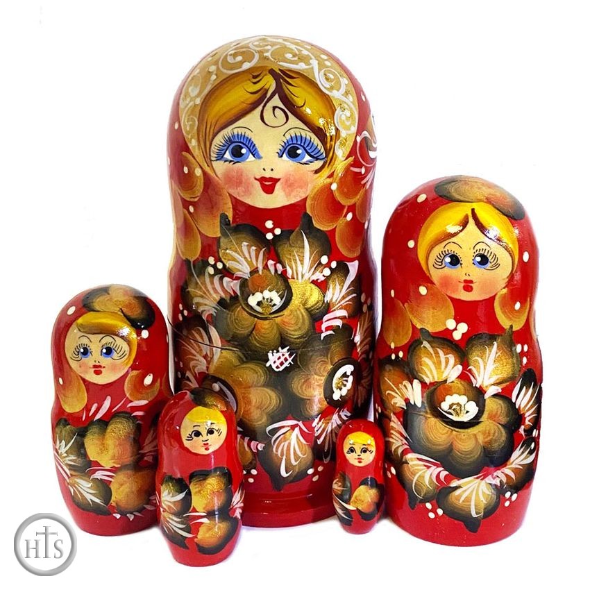 Image - Matreshka 5 Nesting Doll,  