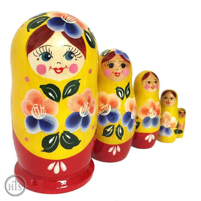 Product Picture - Nesting Matreshka Wooden Dolls 