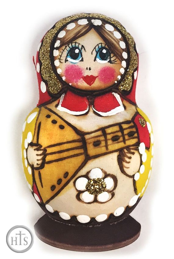 Image - Matreshka Magnet, Hand Carved