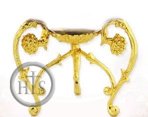 Product Image - Gold Metal Egg Stand, Tall