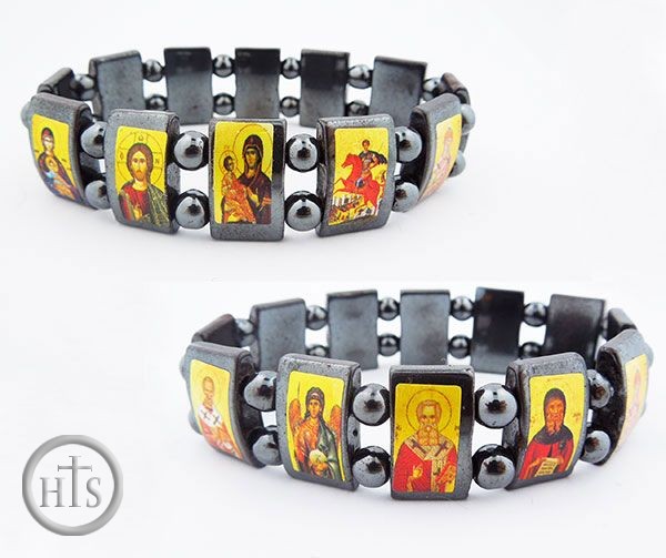 HolyTrinityStore Photo - Expandable Metal Icon Bracelet Imported From Greece