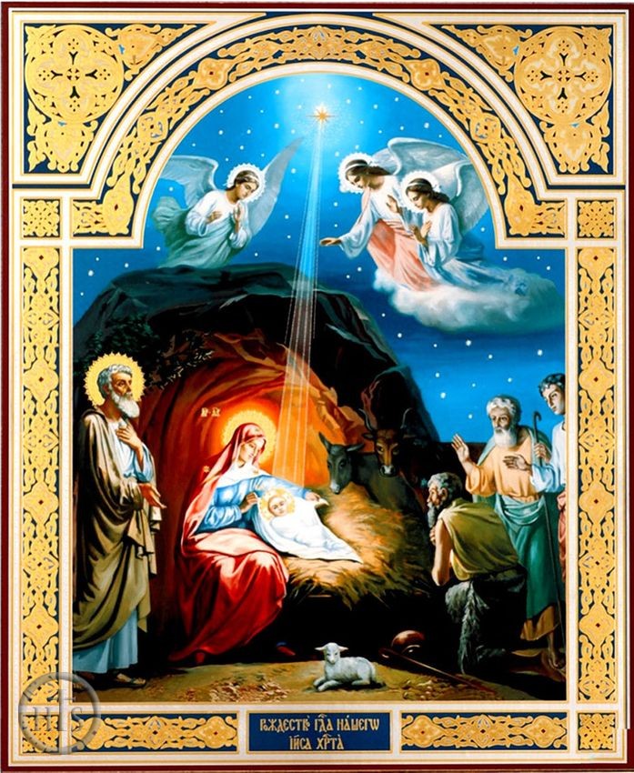 HolyTrinityStore Picture - Nativity of Christ, Orthodox Christian Icon