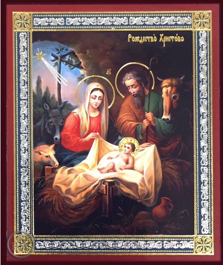Product Pic - The Nativity of Christ, Orthodox Mini Icon
