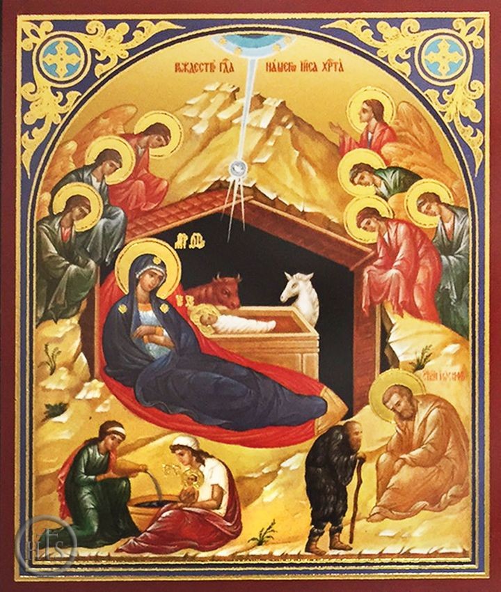 Product Pic - The Nativity of Christ, Orthodox Mini Icon