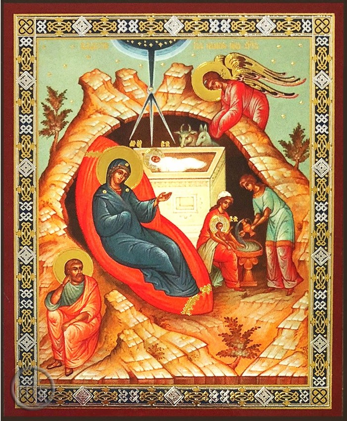 Photo - Nativity of Christ, Orthodox  Mini Icon