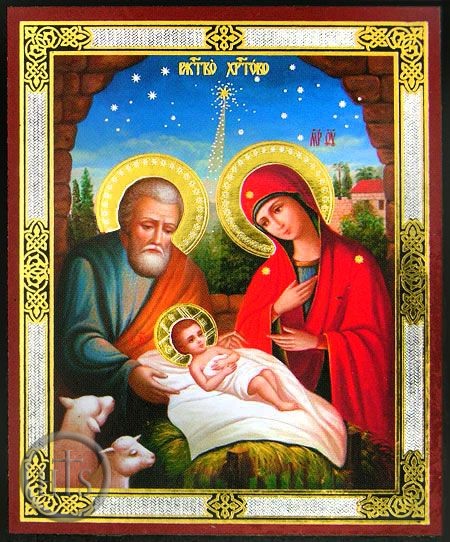 Picture - Nativity of Christ, Orthodox  Mini Icon