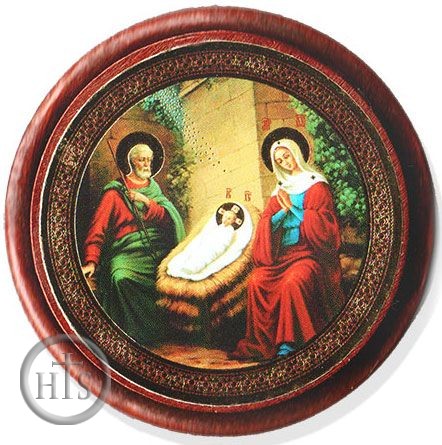 HolyTrinity Pic - Nativity Of Christ, Round Icon