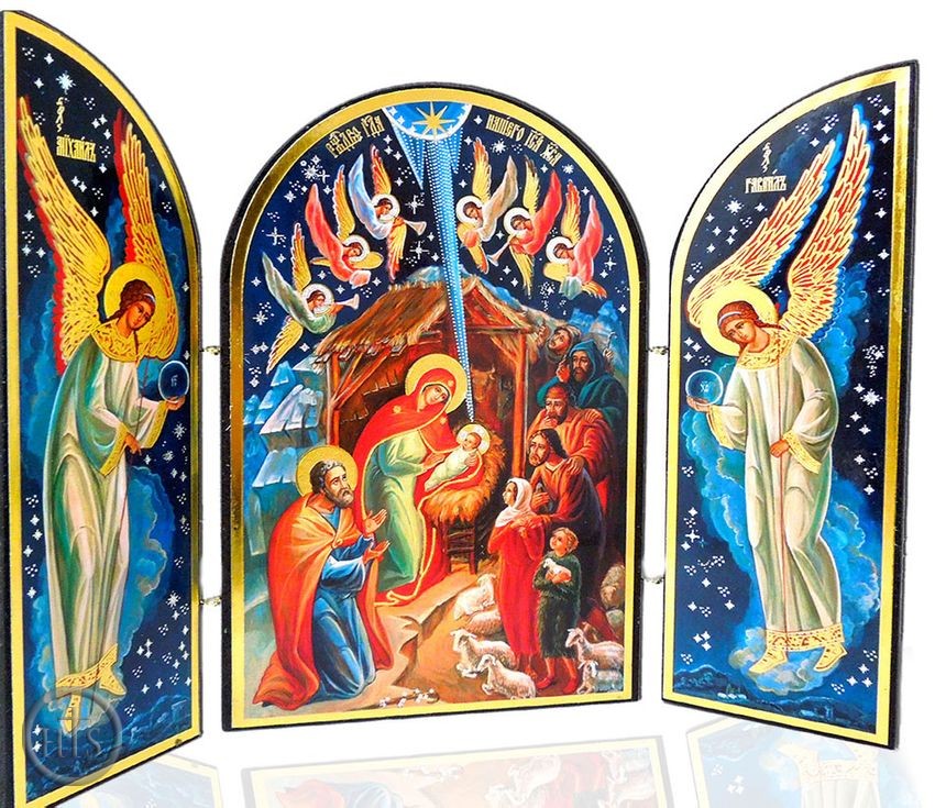 Picture - Nativity of Christ Triptych, Orthodox Icon