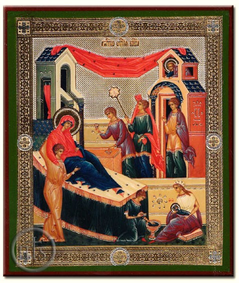 HolyTrinityStore Picture - Nativity of The Virgin Mary, Orthodox Christian Icon