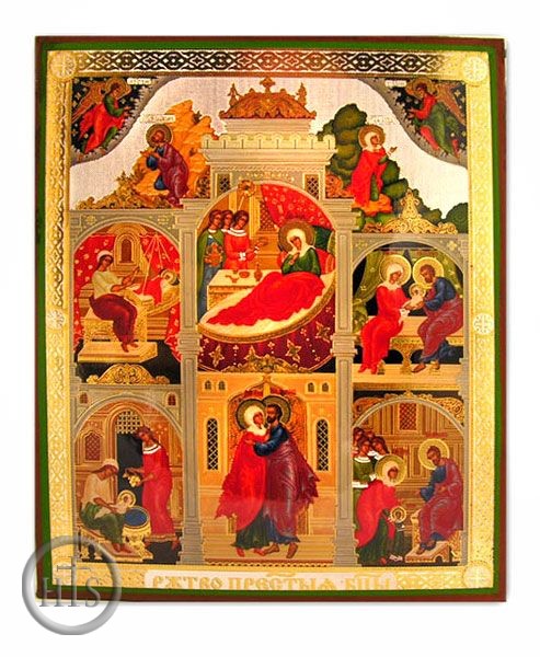 Photo - Nativity of The Virgin Mary with Feast Icons