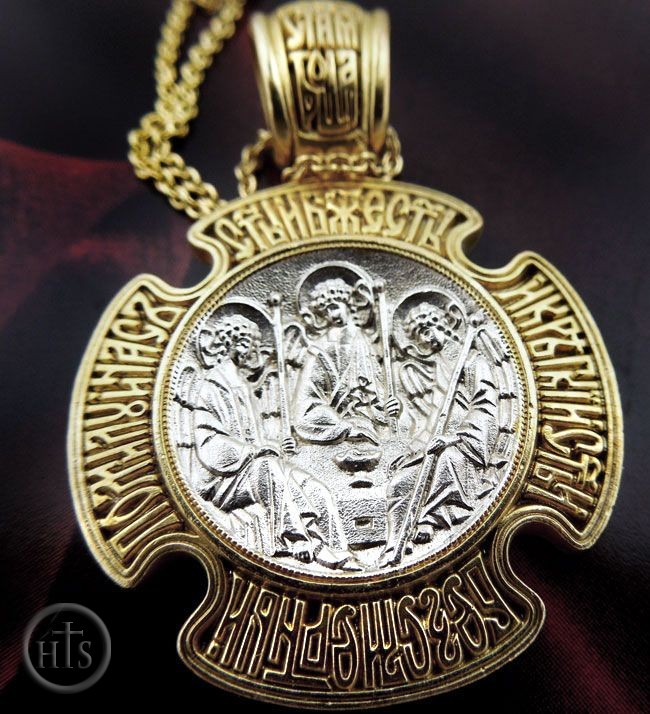 Product Image - Old Testament Trinity/Virgin of the Sign,  Reversible Pendant 