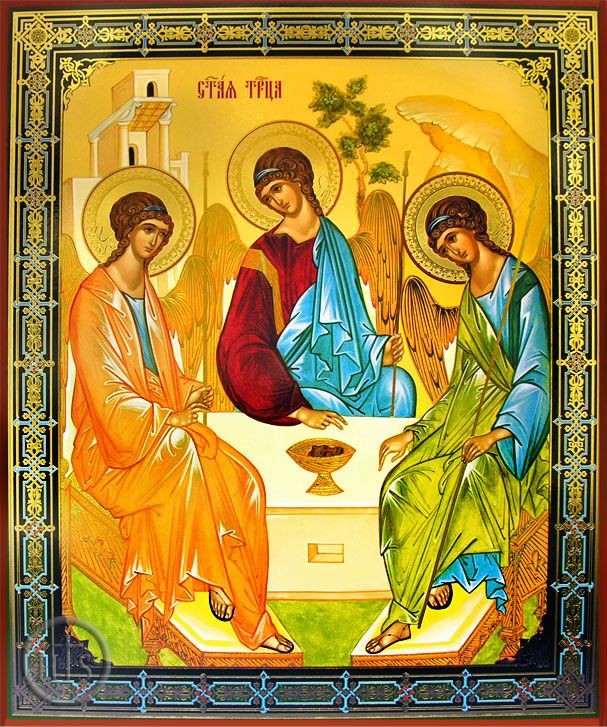 Photo - Old Testament Trinity - The Hospitality of Abraham, Orthodox Christian Icon