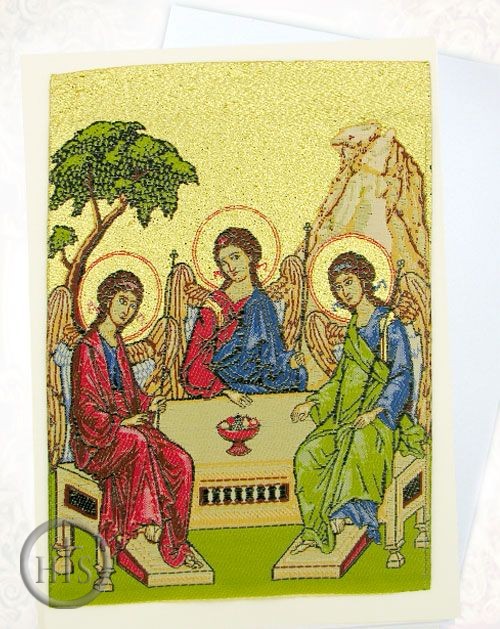 Product Image - Old Testament Trinity, Tapestry Icon Greeting Card with Envelope