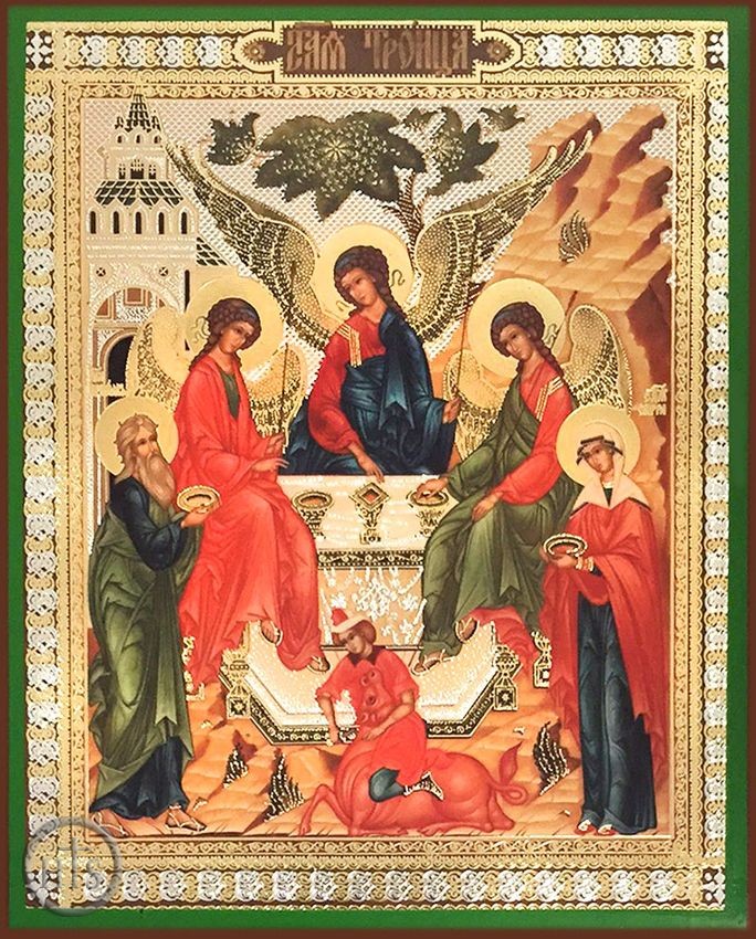 Pic - Old Testament Trinity with Abraham and Sarah, Orthodox Icon