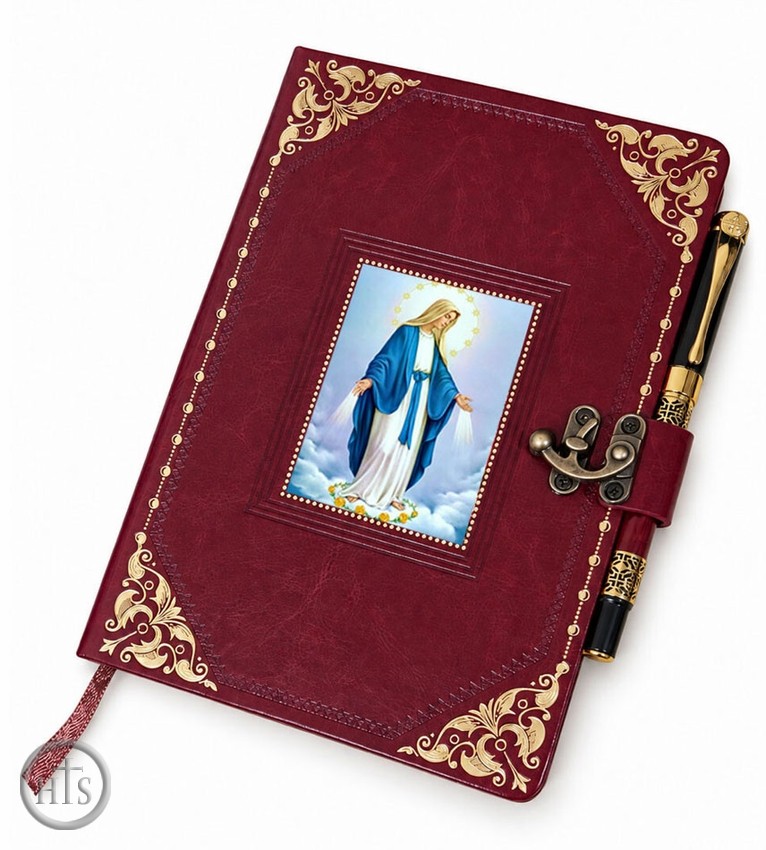 Photo - Our Lady of Grace Icon Journal with Pen, Religious Gift