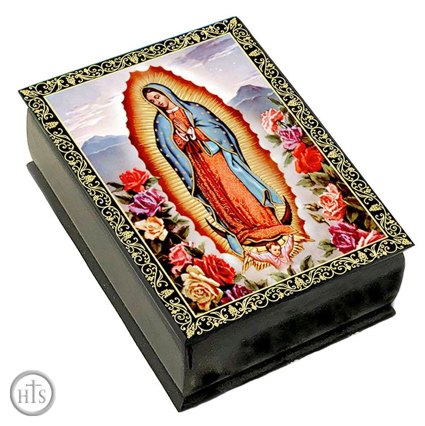 Product Picture - Our Lady of Guadalupe, Keepsake Rosary Icon Box