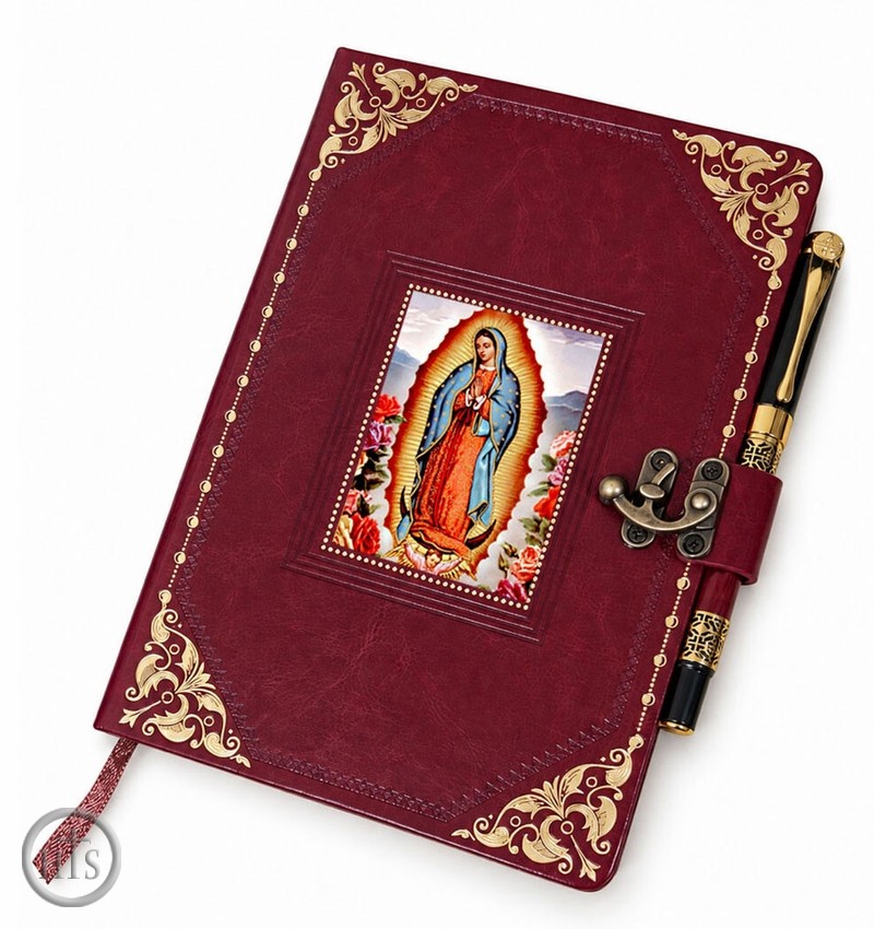 Pic - Our Lady of Guadalupe Icon Journal with Pen, Religious Gift