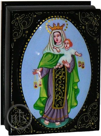 Product Picture - Our Lady of Mount Carmel Lacquer Box