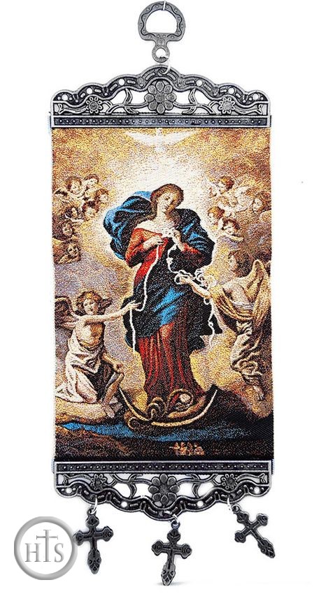 Product Image - Our Lady Undoer of Knots, Tapestry Icon Banner, ~10