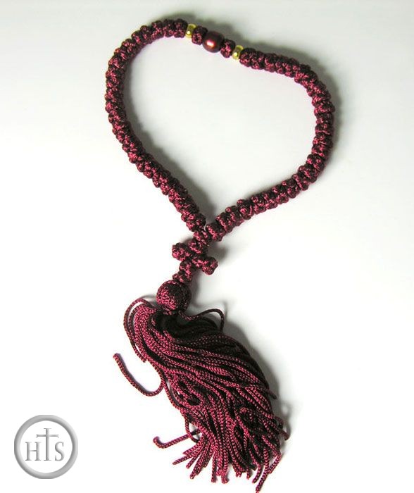HolyTrinityStore Photo - Prayer Rope from Greece,  50 Knots, 9