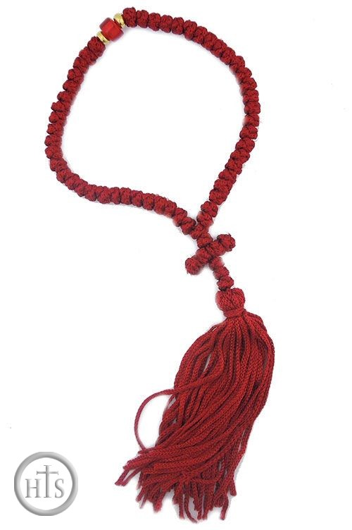 Image - Prayer Rope from Greece,  50 Flush Knots, 9