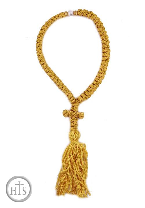 Pic - 50  Knot Gold Prayer Rope from Greece, 9