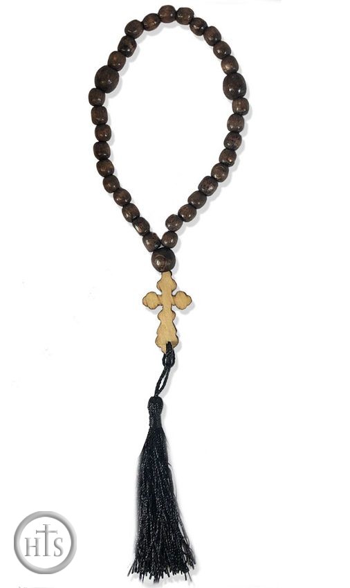 Image - Wooden Prayer Beads Rope 
