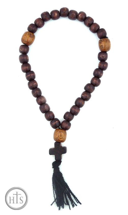 HolyTrinity Pic - Wooden Prayer Beads Rope 