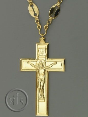 Product Picture - Priest Pectoral Silver Cross with Gilding