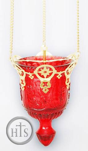 HolyTrinityStore Photo - Hanging Lamp, Red