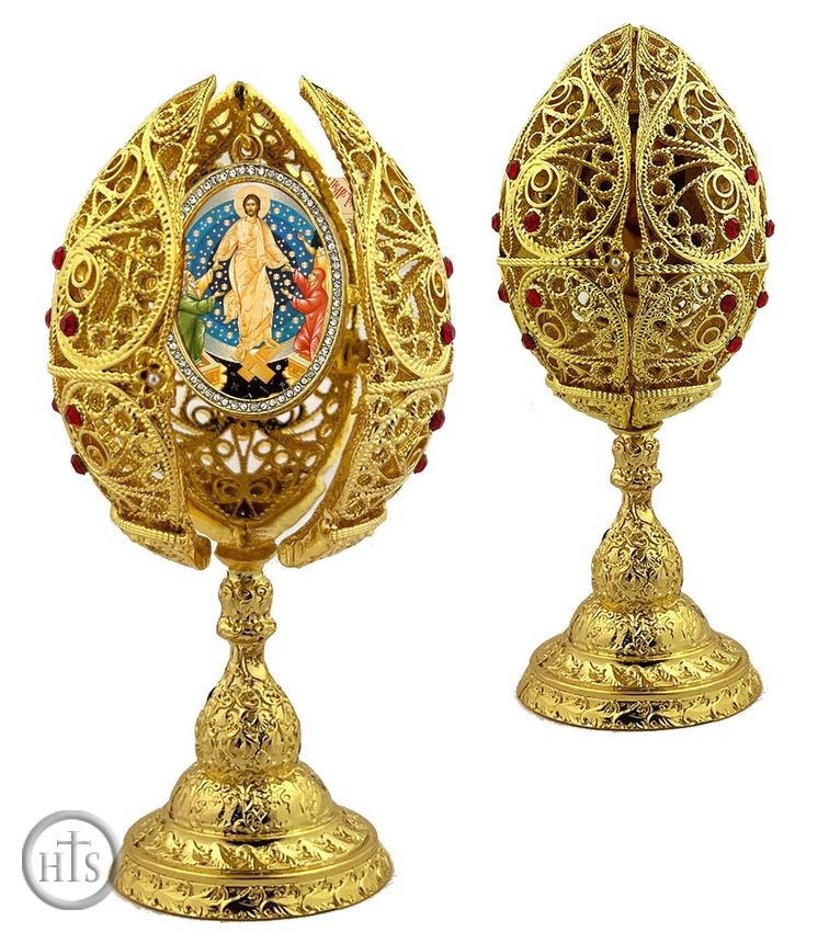 Product Image - The Resurrection, Filigree Style Icon Egg, 6